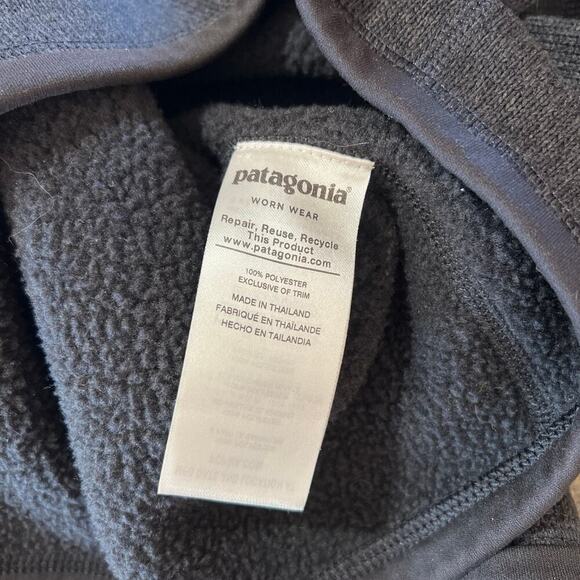 Patagonia sweater, 1/4 zip, charcoal, men's size XXL - Picture 7 of 7